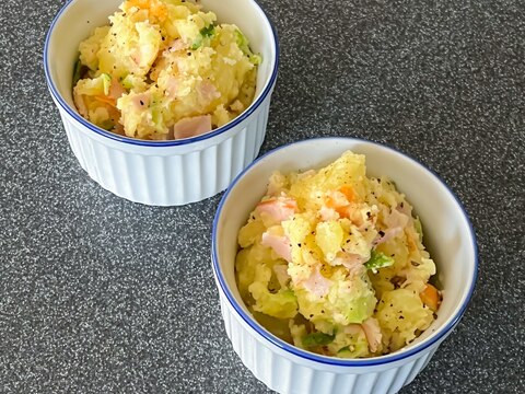 ズボラ工程でもちゃんと美味しいポテトサラダ♪